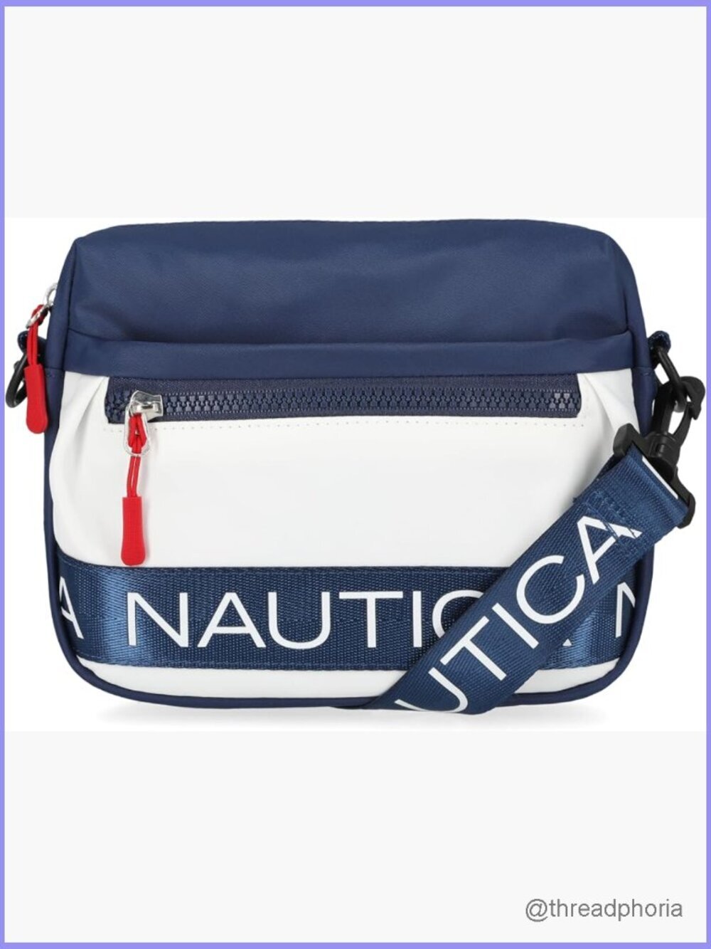 Nylon Crossbody Bag Convertible to Belt Bag Adjustable Strap